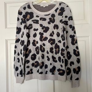 LOFT Leopard Cheetah Print Sweater